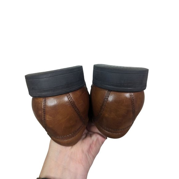 Florsheim Men's Midtown Cognac Leather Cap Top Oxfords w/ComfortTech sz 10.5D - Picture 6 of 9